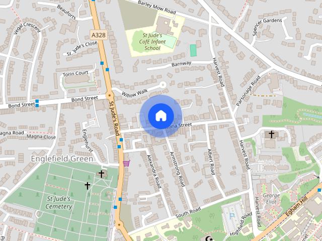 Townhouse for rent in Row Town, Surrey