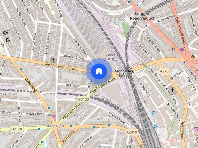 Townhouse for rent in Brighton & Hove