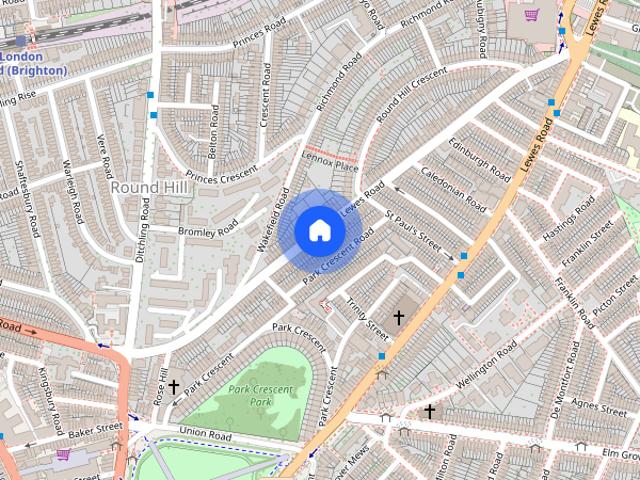 Townhouse for rent in Round Hill, Brighton & Hove