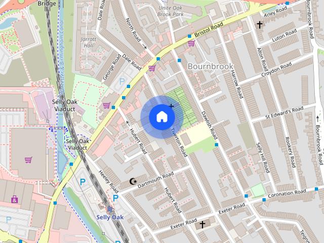Townhouse for rent in Bournbrook, West Midlands