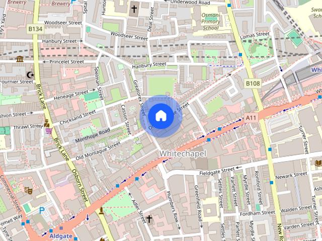 Townhouse for rent in Spitalfields, Greater London