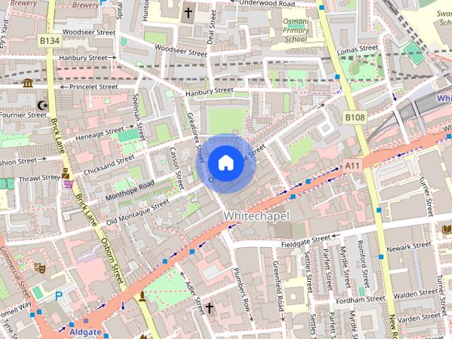 Townhouse for rent in Spitalfields, Greater London