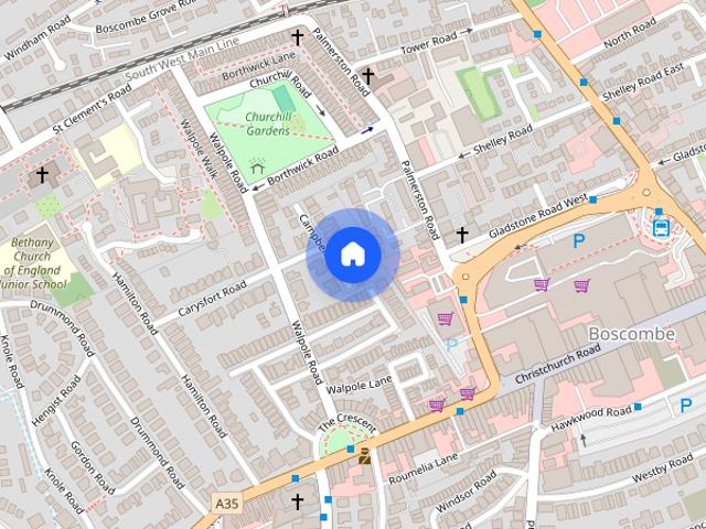 Apartment for rent in Boscombe, Bournemouth