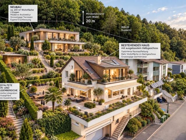 Einfamilienhaus kaufen in Ebikon, Lü