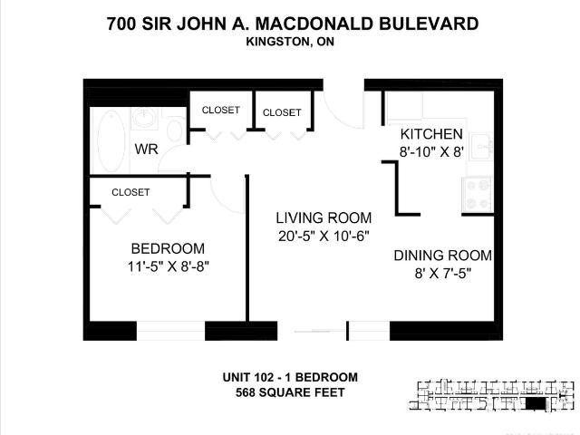 Apartment for rent in Kingston, Ontario