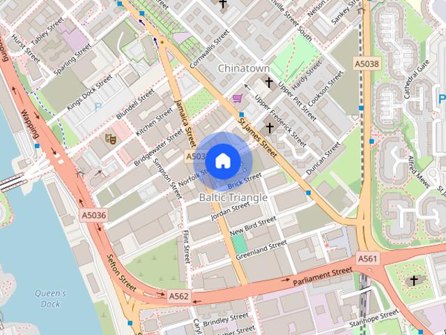 Apartment for rent in Baltic Triangle, Liverpool