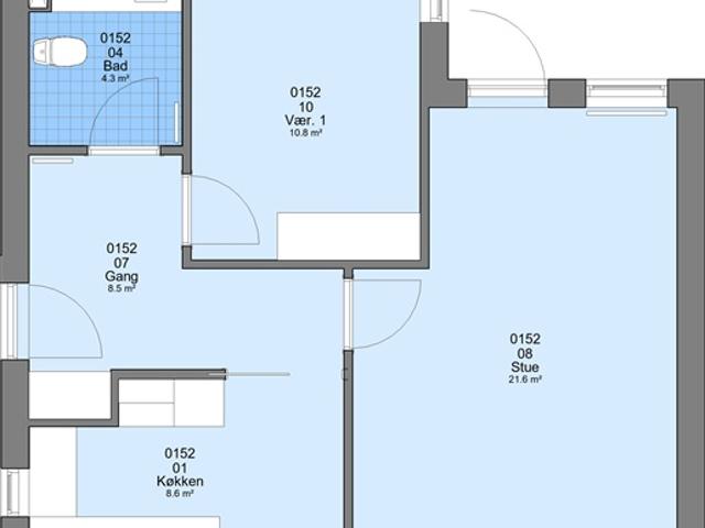 Lejlighed til leje i Viborg, Århus