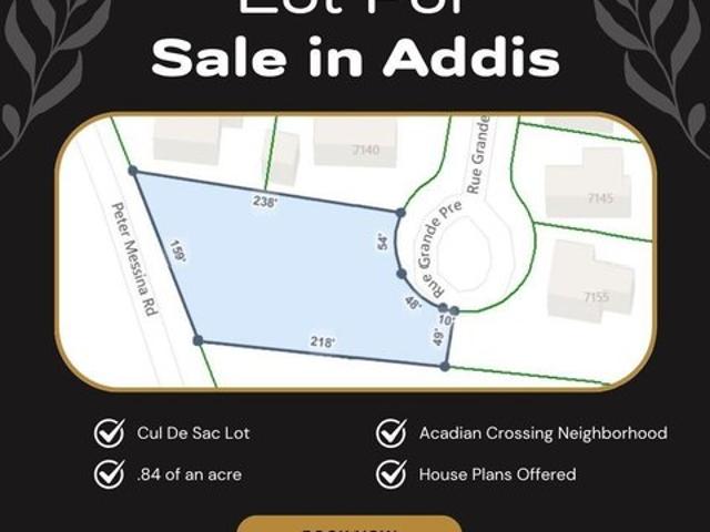 Land for sale in Addis, West Baton Rouge Parish