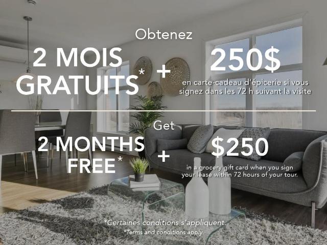 Apartment for rent in Secteur L, Brossard