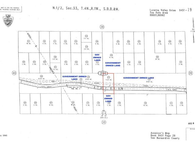 Land for sale in Lucerne Valley, California