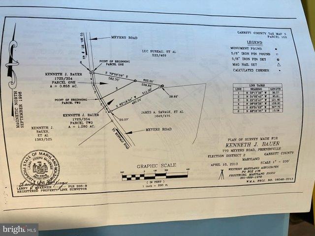 Land for sale in Garrett, Maryland