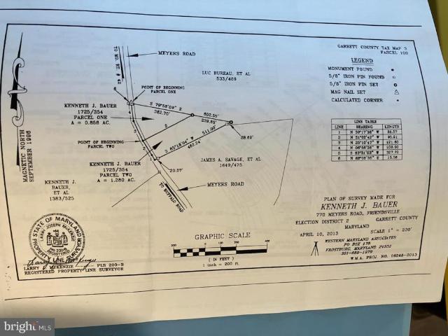 Land for sale in Garrett, Maryland