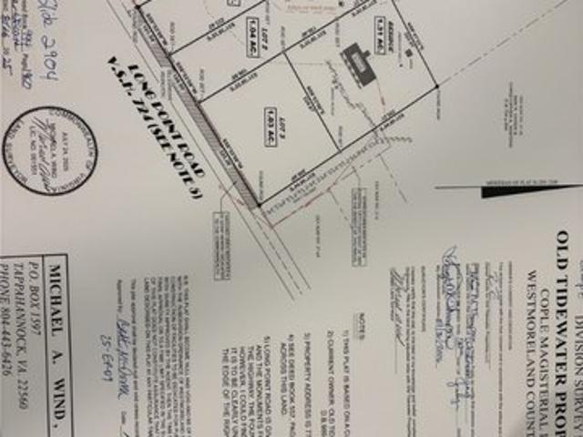 Land for sale in Montross, Westmoreland County