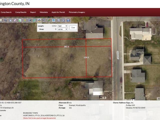 Land for sale in Roanoke, Indiana