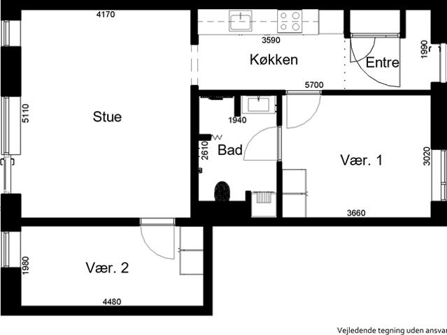 Lejlighed til leje i Skørping, Brønderslev-Dronninglund