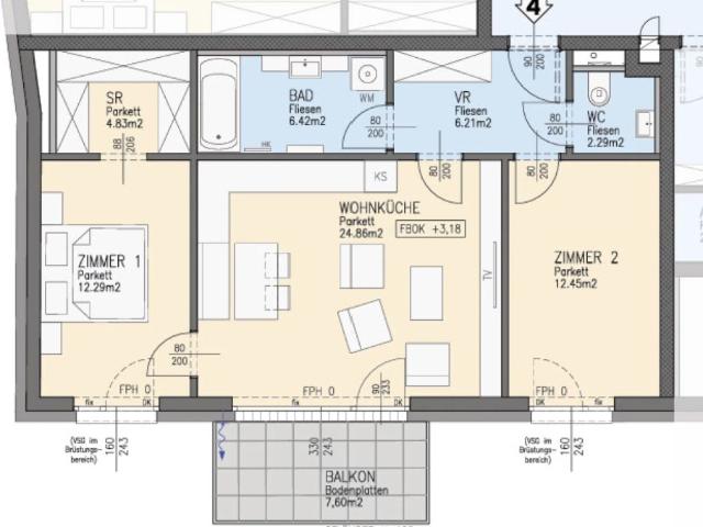 Apartment mieten in Schöffelstadt, Mödling