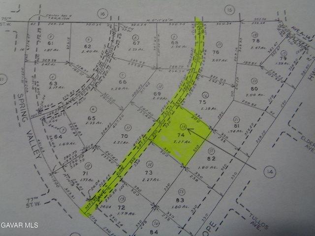 Land for sale in Lancaster, California