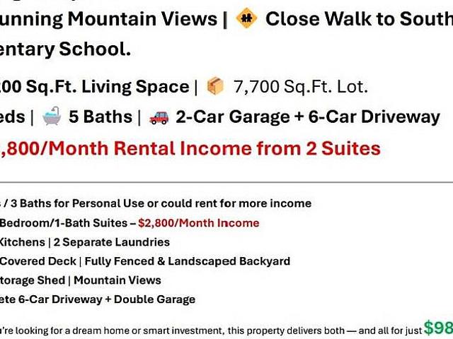 House for sale in Prince George, British Columbia