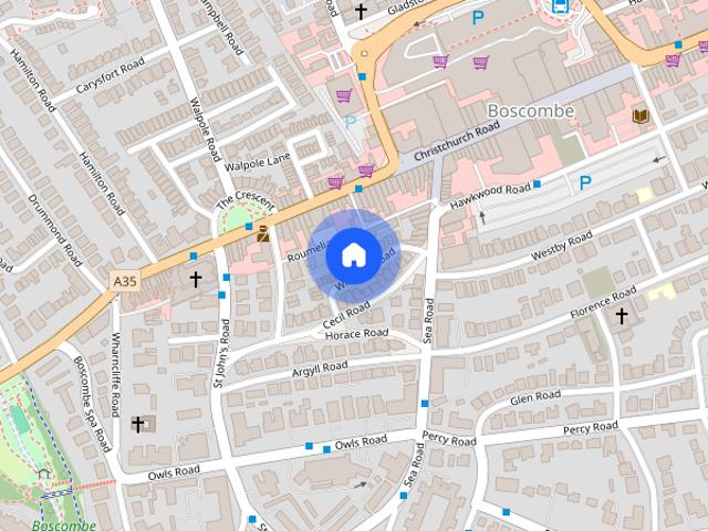 Townhouse for rent in Boscombe, Bournemouth