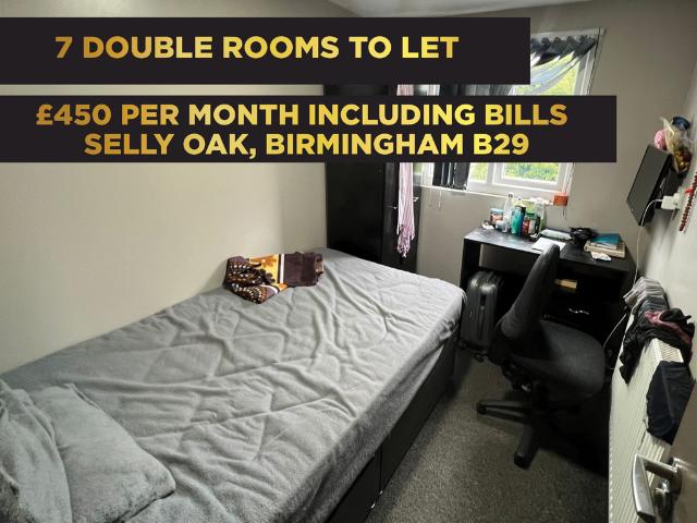 Room for rent in Bournbrook, West Midlands