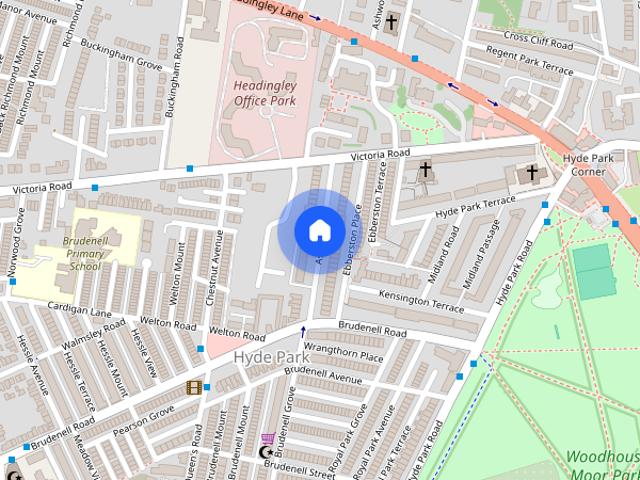 House for rent in Hyde Park, Leeds