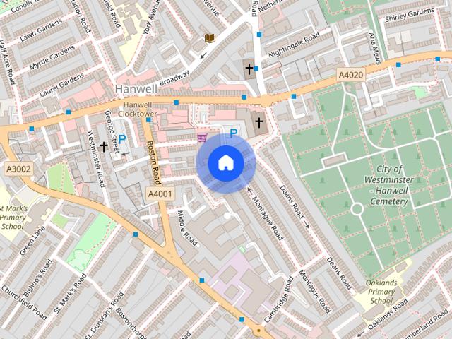 Townhouse for rent in London Borough of Ealing, Greater London