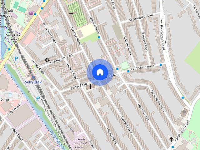 Townhouse for rent in Bournbrook, West Midlands