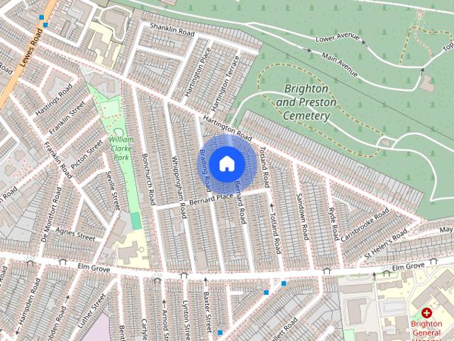 Townhouse for rent in Queen's Park, Brighton & Hove