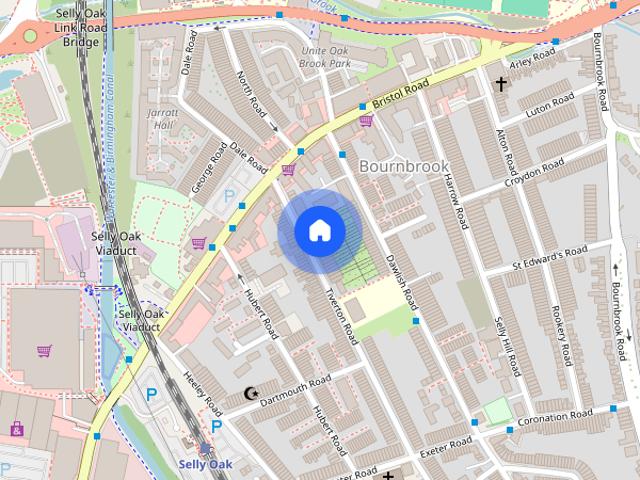 Townhouse for rent in Bournbrook, West Midlands