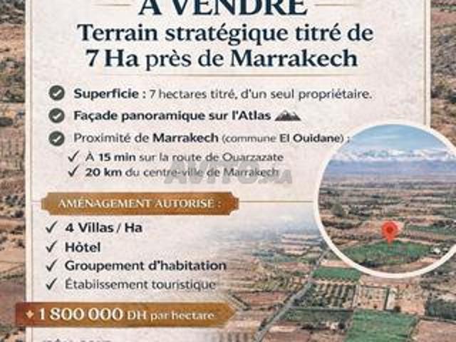 Propriété vente à Ouarzazate