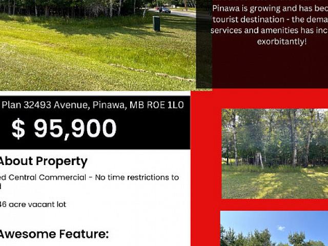 Land for sale in Pinawa, Manitoba