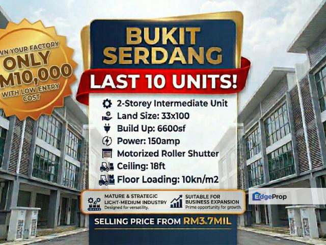 Warehouse for sale in Petaling, Subang Jaya