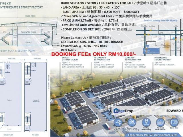 Warehouse for sale in Petaling, Subang Jaya