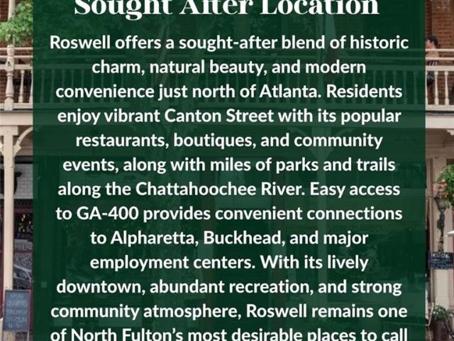 Townhouse for sale in Roswell, Georgia