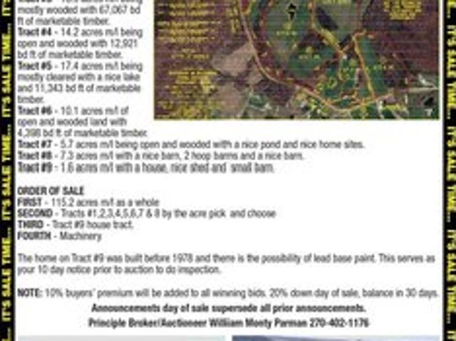 Farm for sale in Campbellsville, Kentucky