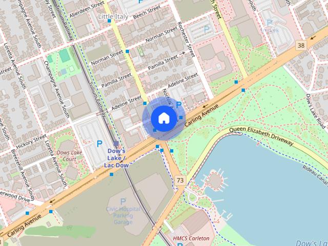Apartment for rent in Little Italy, Ottawa
