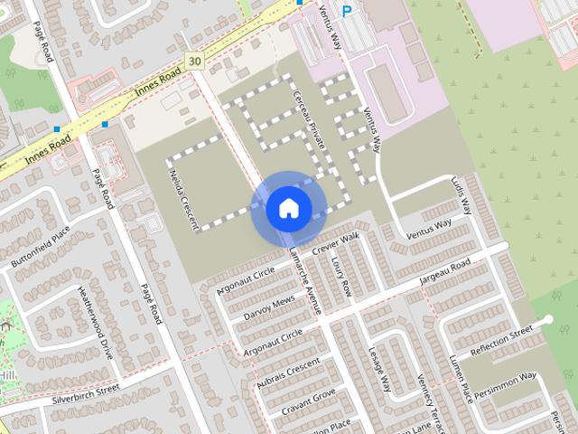 Townhouse for rent in Chapel Hill South, Ottawa