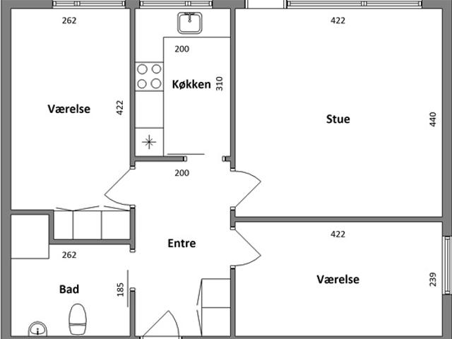 Lejlighed til leje i Vodskov, Brønderslev-Dronninglund