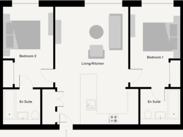Apartment for rent in Leicester, Black Friars