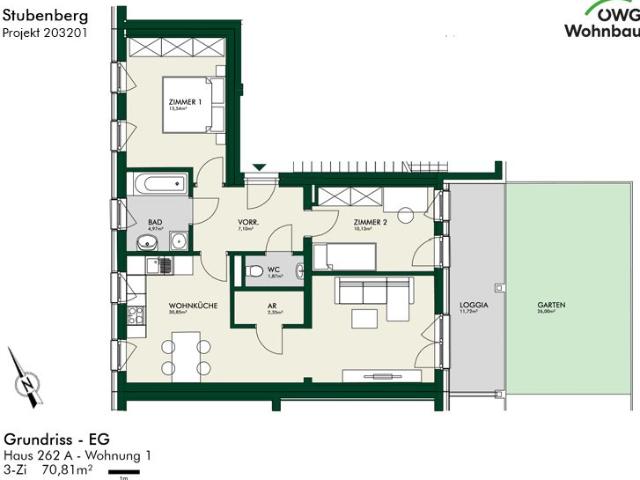 Apartment mieten in Stubenberg am See, Innere Stadt