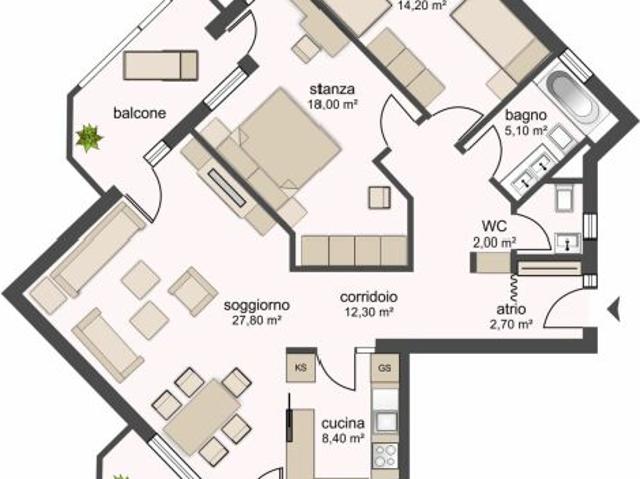 Wohnung mieten in Tenero-Contra, Tessin
