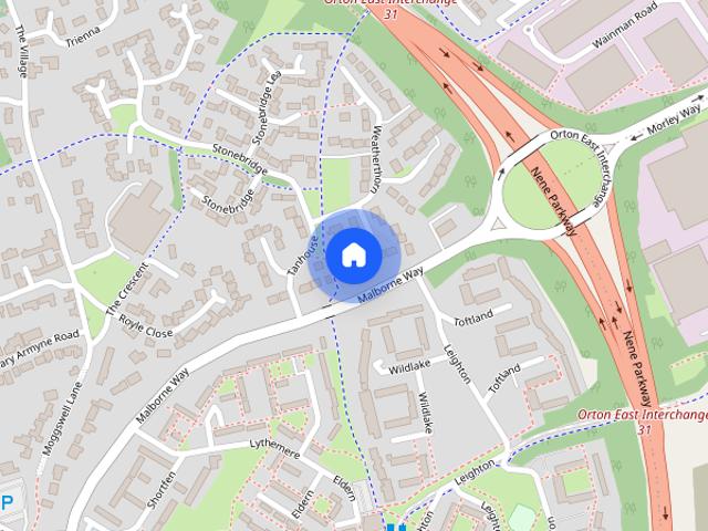 House for rent in Orton Malborne, Peterborough