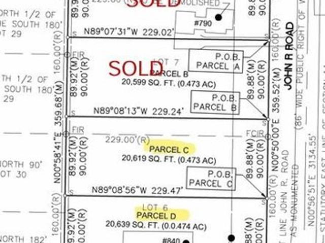 Land for sale in Rochester Hills, Michigan