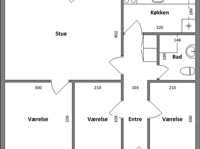 Lejlighed til leje i Skjern, Århus