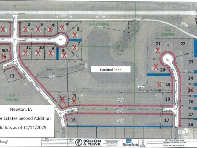 Land for sale in Newton, Iowa