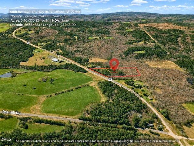 Land for sale in Oxford, Granville County