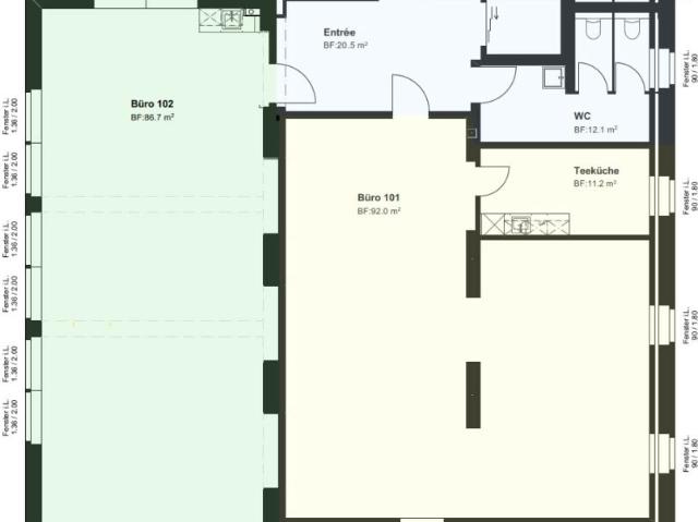 Büro mieten in Frauenfeld, Bezirk Frauenfeld