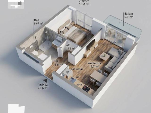 Apartment kaufen in Waltendorf, Gersdorf-Feistritz