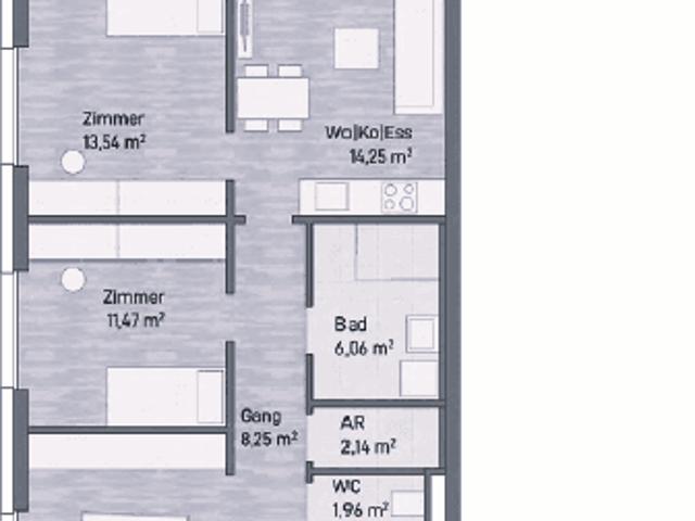 Apartment kaufen in Gries, Gersdorf-Feistritz