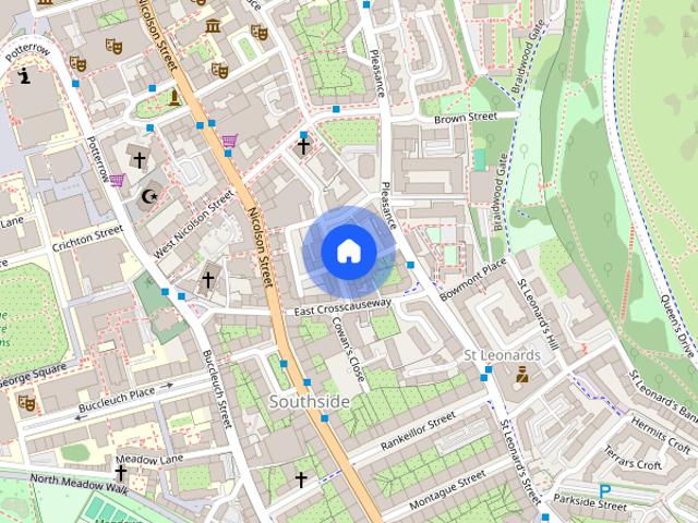 Townhouse for rent in Southside, Scotland